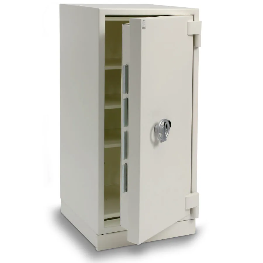 Värdeskåp, Grade III, Inbrott & Brand, 60P, 2 Hyllor, III-1200, Robur