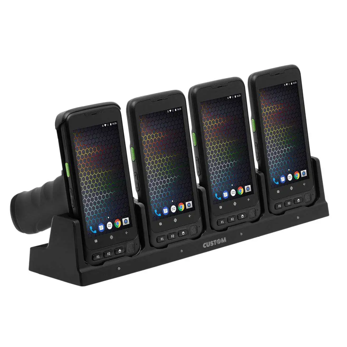 Laddningsstation för handdator, 4 platser, CUSTOM Ranger Pro