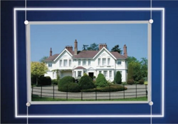 LED-skylt, A4, Porträtt eller landskap, 6W, 3500 lux