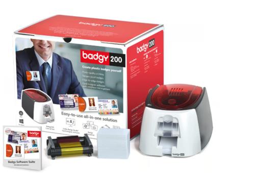 Kortskrivare för utskrift av plastkort, Evolis Badgy200