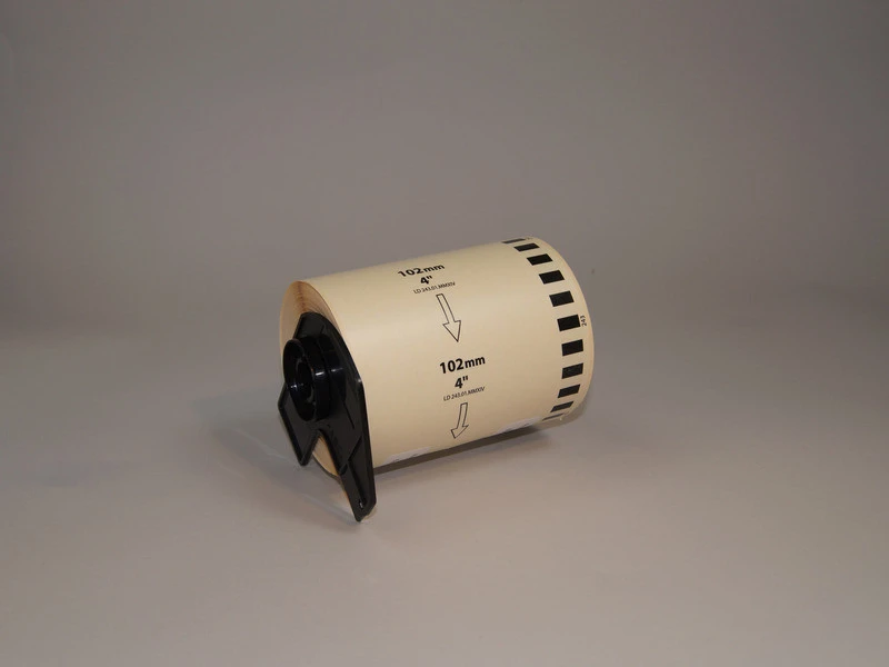 Etiketter för Brother-skrivare, 102x152 mm, 200 st/rulle