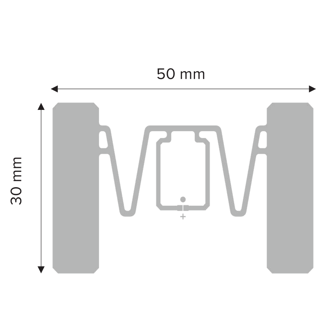 Zebra RFID-etiketter, Z-Select 2000D, 54x35Ø35 mm, 90 st/rulle (12 rullar)