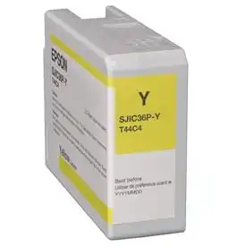 Färgpatron, Epson ColorWorks C6000 & C6500, gul