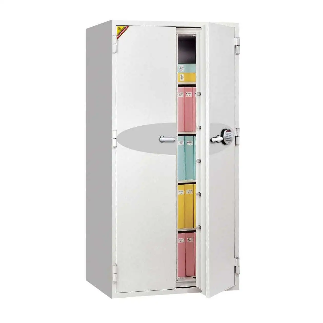 Dokumentskåp, Brandsäkert, Dubbeldörrar, 60 pärmar, 120P, C300EH