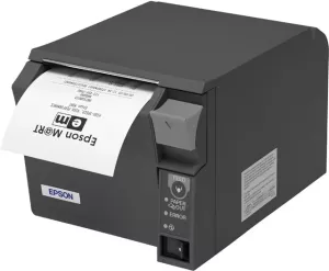Kvittoskrivare, Placering under bänk, USB, Seriell, LAN, Epson TM-T70II