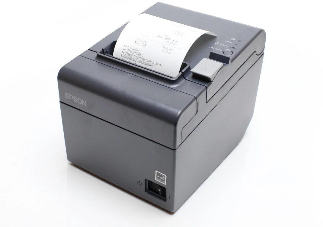 Kvittoskrivare, USB, Seriell (RS232), Epson TM-T20II