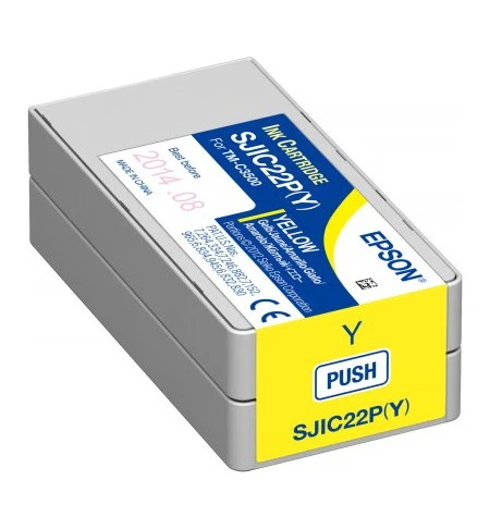 Färgpatron, Epson ColorWorks C3500, gul