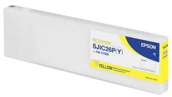 Färgpatron, Epson ColorWorks C7500G, gul