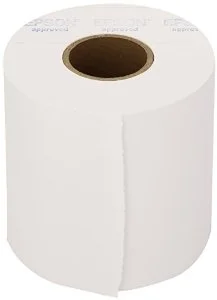 Etikettrulle, Löpande, Blankt papper, 51 mm bred, 33 m lång, C3400/C3500