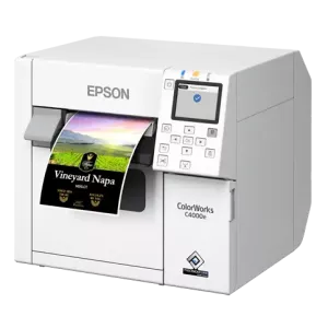 Färgskrivare för etiketter, Bläckstråle, Epson ColorWorks C4000