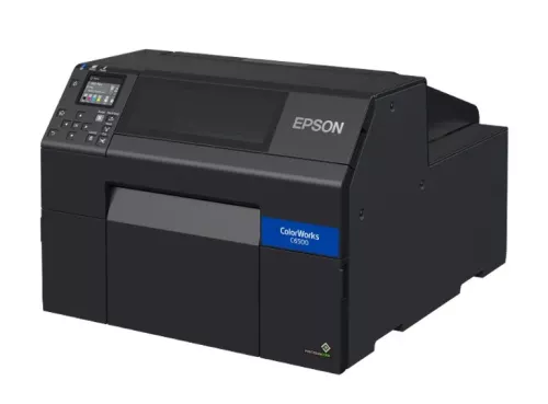 Etikettskrivare för breda färgetiketter, Bläckstråle, USB, LAN, Epson ColorWorks C6500