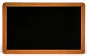 Svarta plastkort med förtryckt ram, 100-pack