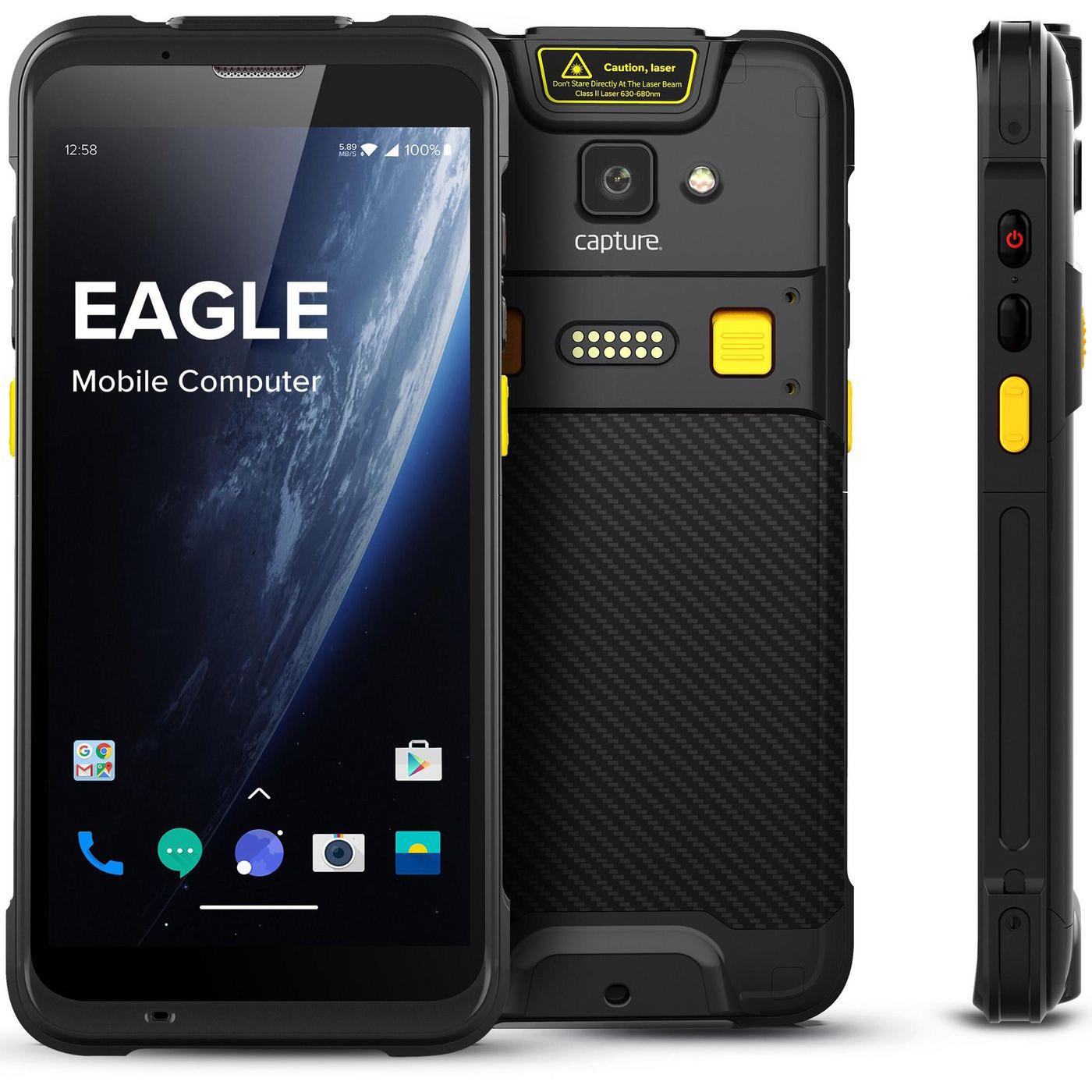 Handdator för logistik, Bluetooth, 4G, WiFi, Bluetooth, 4420 mAh, Android 13, Capture Eagle