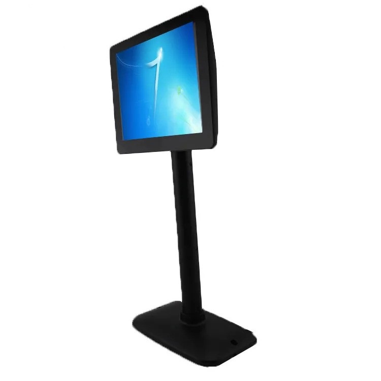 Kunddisplay med justerbar stolpe, 9,7-tum LCD