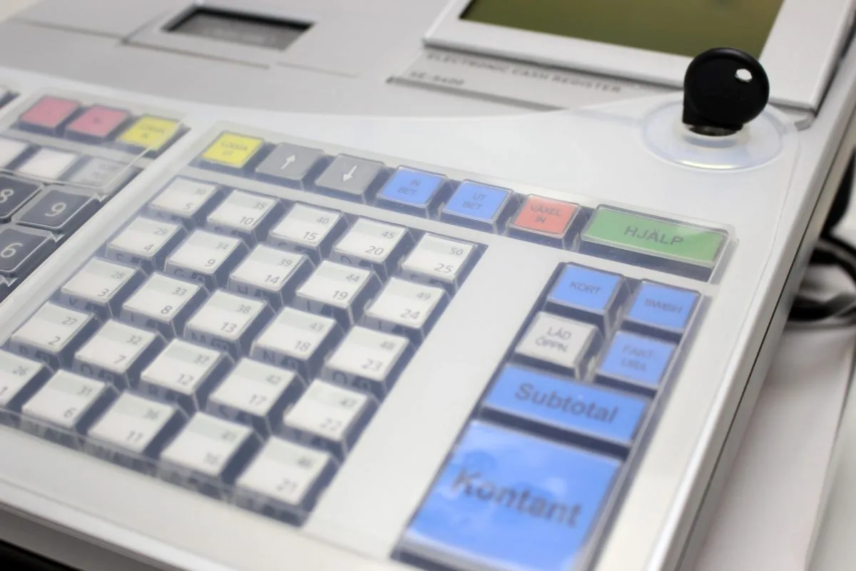 Tangentbordsskydd till Casio SE-S400 kassaregister