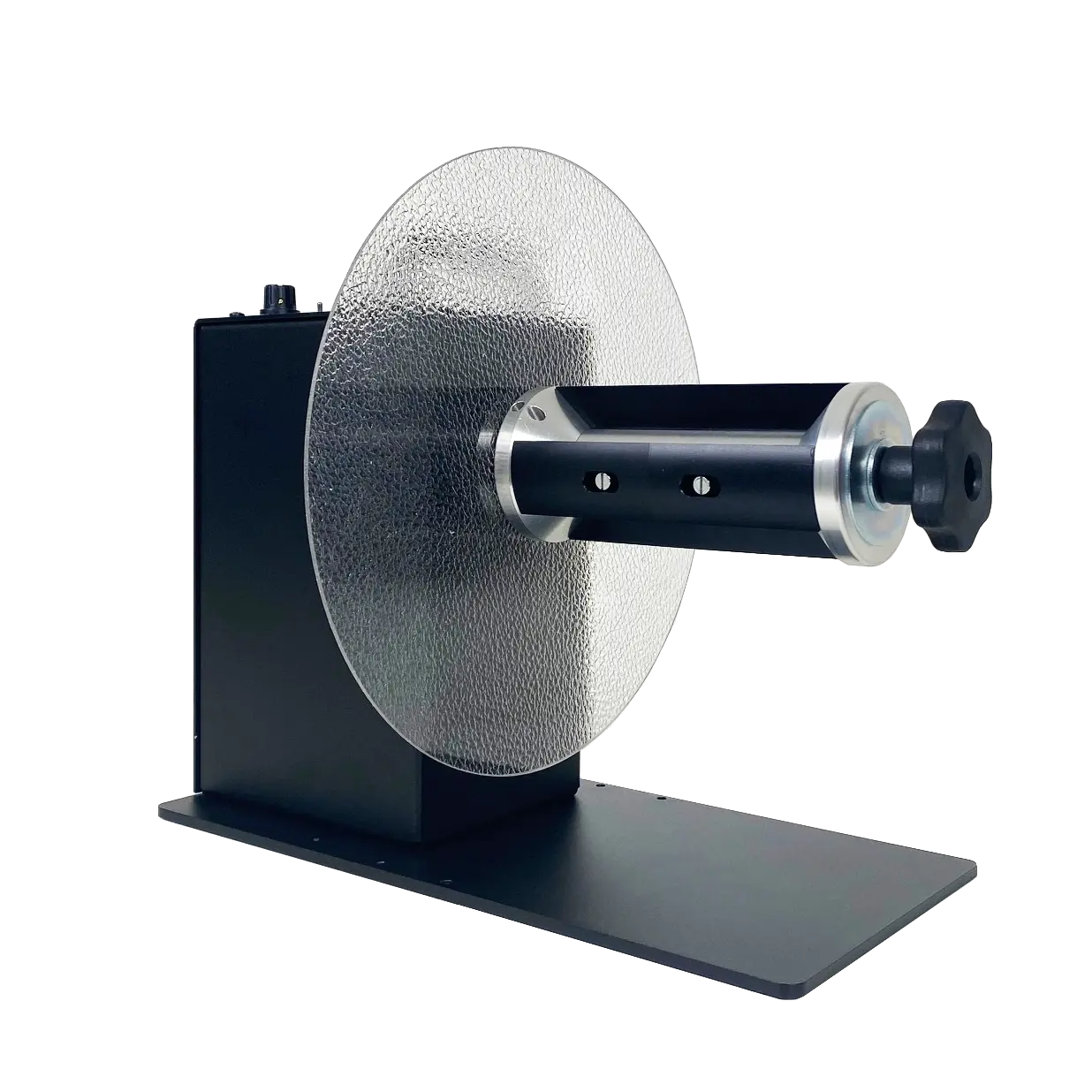 Extern upprullare för etikettskrivare (rewinder), Rulla upp egna etikettrullar, Labelmate CAT-3-CHUCK