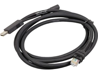 USB-kabel, 12 V, för Zebra streckkodsläsare, 2 meter
