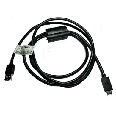 Zebra anslutningskabel, USB typ A till USB typ C, med ferritkärna, 1,5 meter