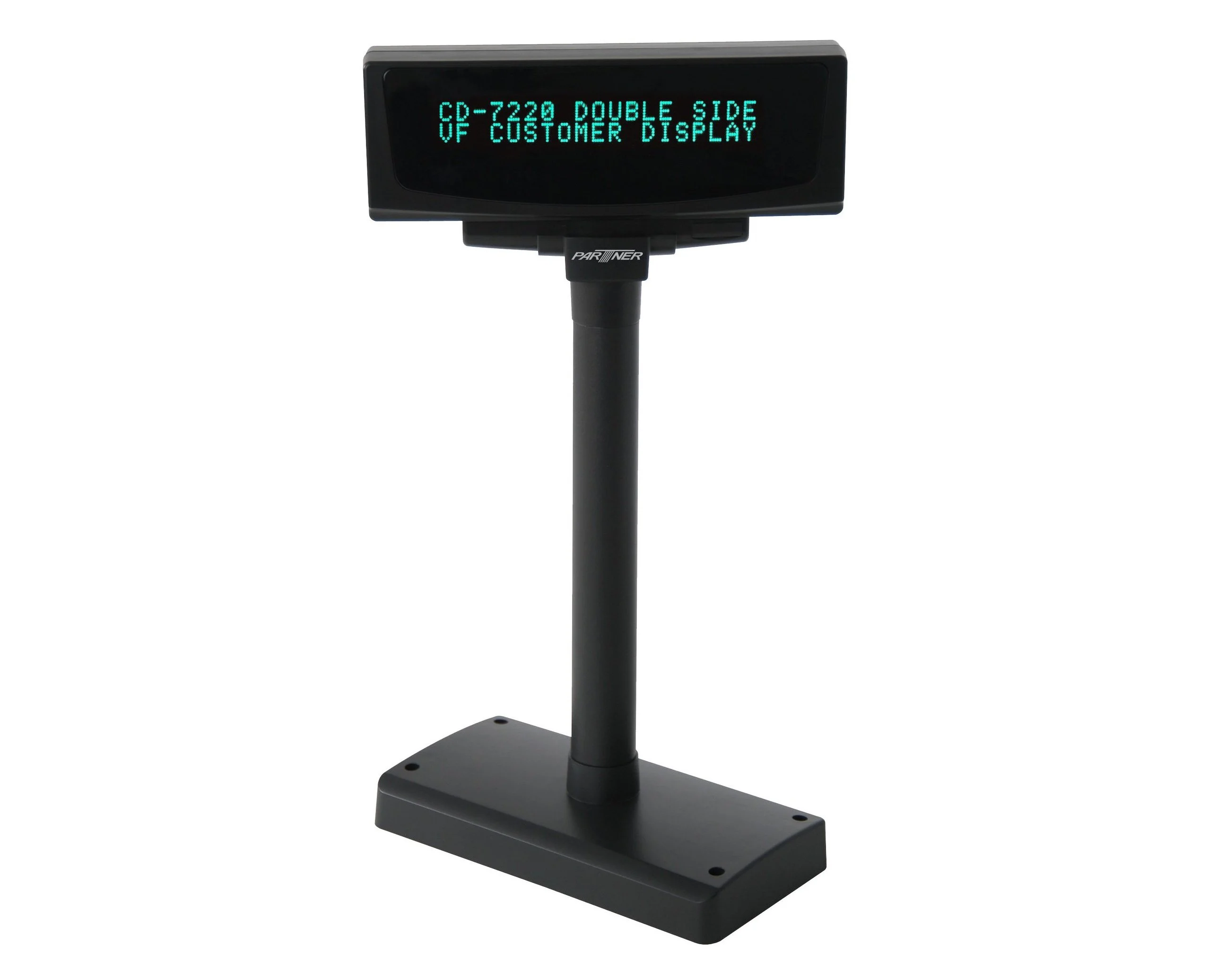 Kunddisplay på stolpe, VFD, Partner Tech CD-7220