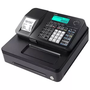 Kassaregister, inbyggd kassalåda & kunddisplay, Casio SE-S100