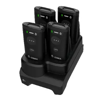 Laddningsstation med 4 platser, till Zebra CS6080 streckkodsläsare (inkl. strömadapter)