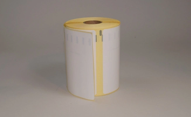 Dymo-etiketter, 102x59 mm, 575 st/rulle, 10 st rullar