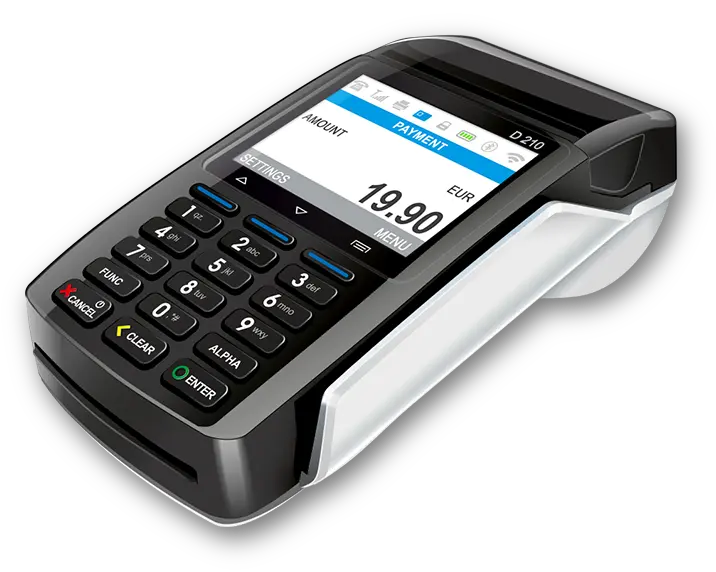 Kortterminal med skrivare, WiFi, Bluetooth, GPRS - myPOS Combo