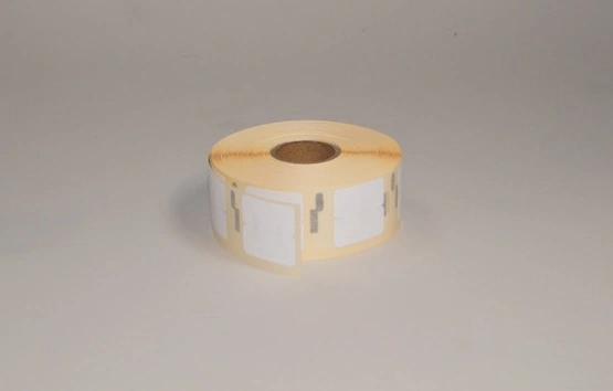 Dymo-etiketter, 25x25 mm, 750 st/rulle, 10 st rullar