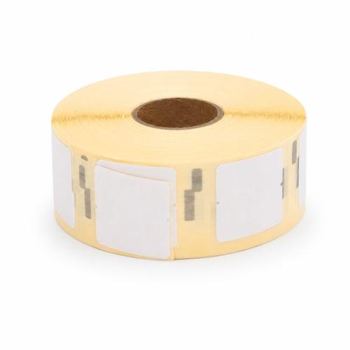 Dymo-etiketter, 25x25 mm, 750 st/rulle