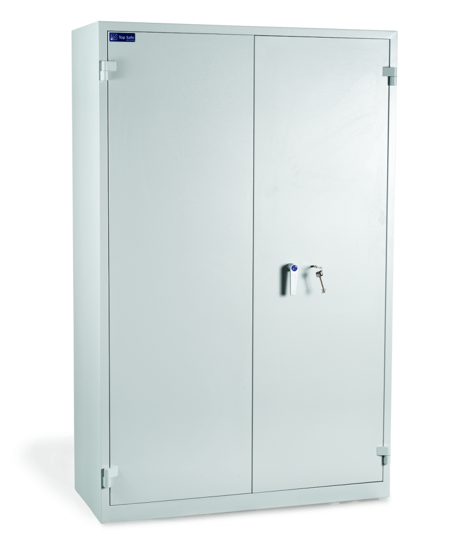 Värdeskyddsskåp, Nyckellås eller elkodlås, dubbeldörr, Bergs-1951