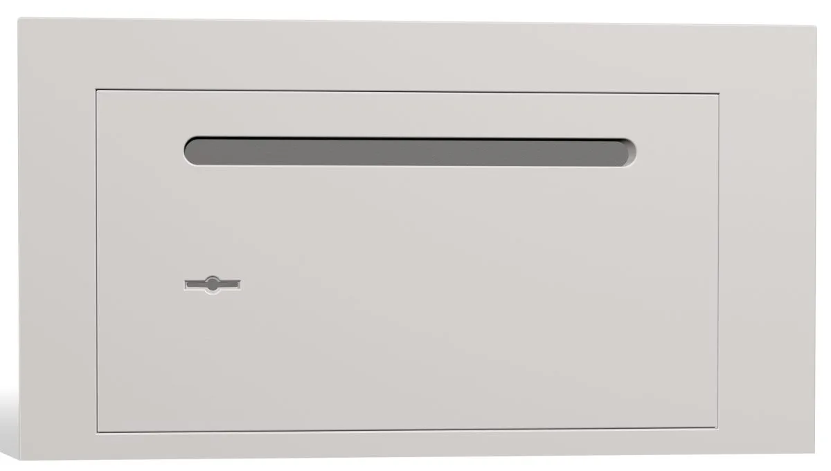 Litet deponeringsskåp, Nyckellås eller elkodlås, DEP250