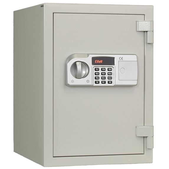 Brandsäkert dokumentskåp, Kassaskåp, Elkodlås, 4 pärmar, 60P, DS-500E