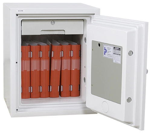 Brandsäkert dokumentskåp, Elkodlås, 6 pärmar, 90P, DS-670E