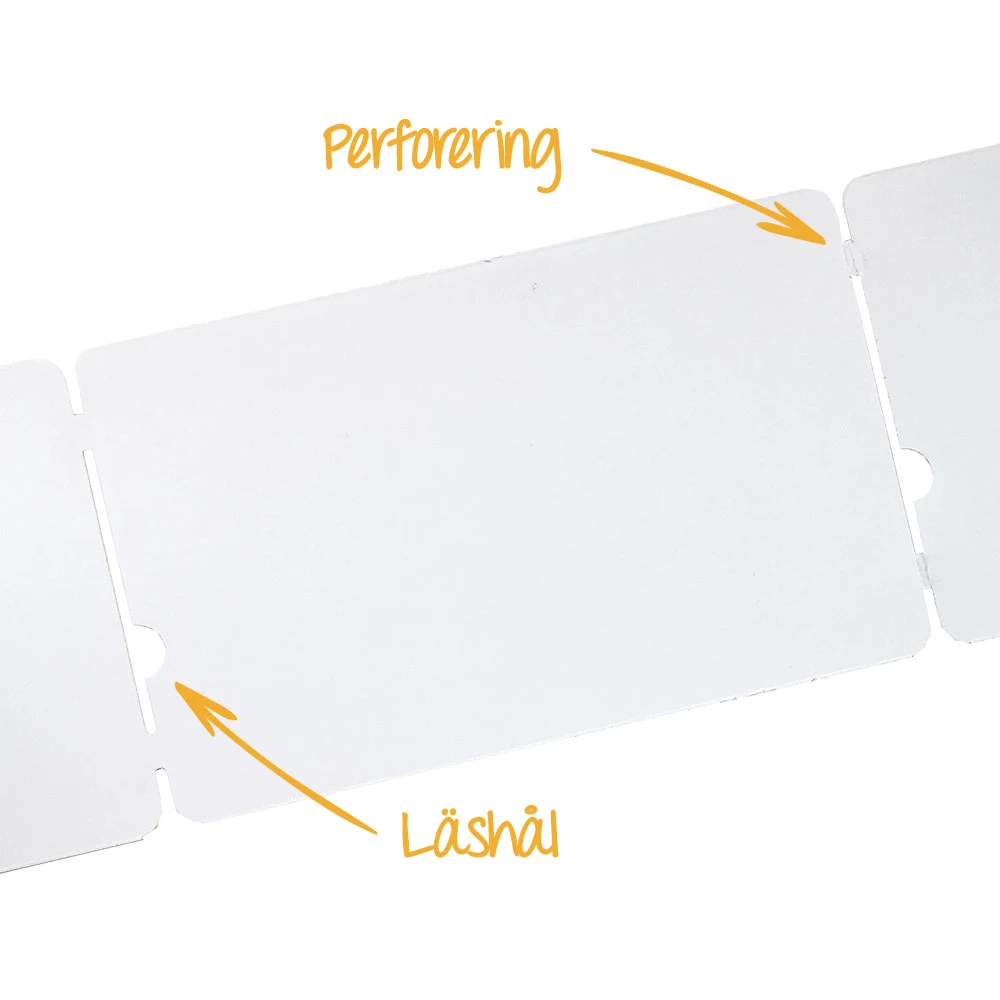 Biljett-tag, Vikark, DT, 54x86 mm, 2000 st