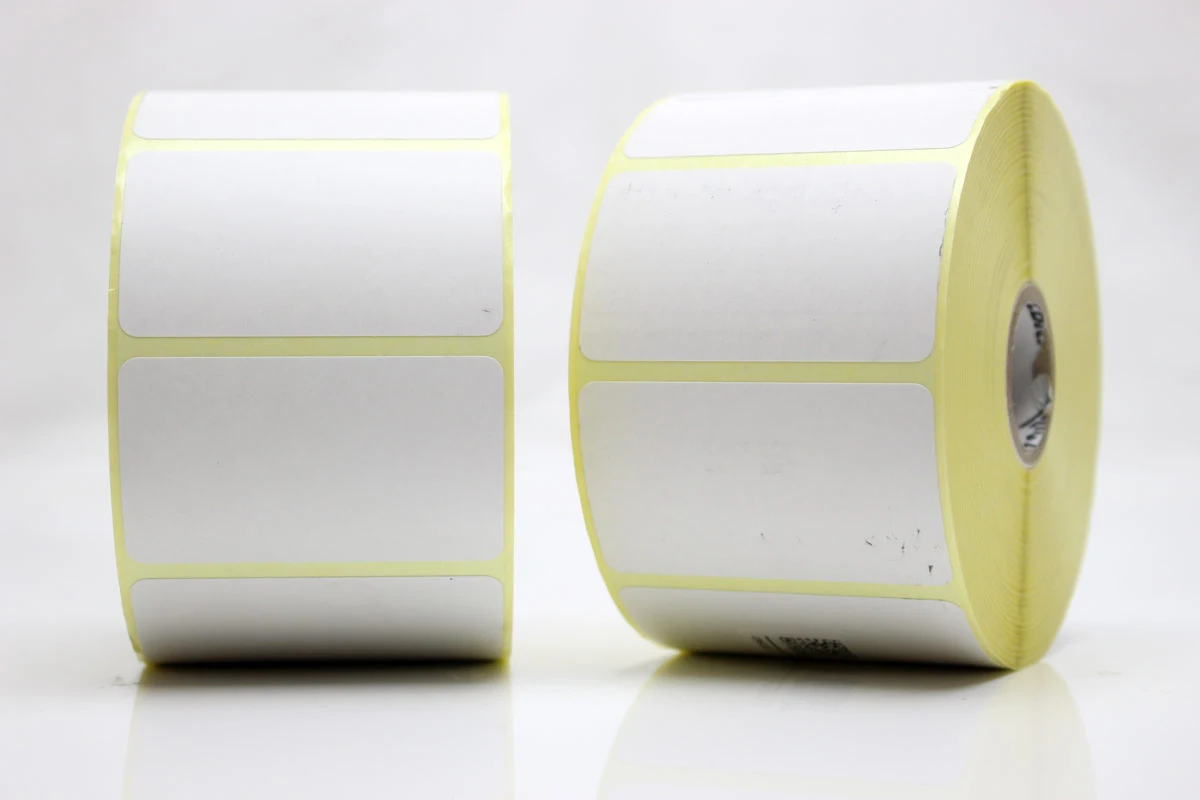 Etiketter, Rulle, TT, Zebra Z-Perform 1000T, 70x38Ø25,4 mm, 1790 st/rulle