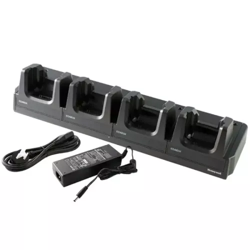Laddningsstation för handdator, 4 platser, Honeywell ScanPal EDA52 (inkl. strömadapter)
