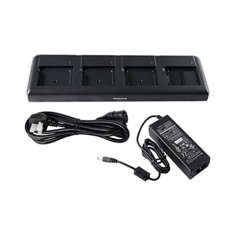 Laddningsstation för batterier, 4 platser, Honeywell ScanPal EDA52 (inkl. strömadapter)