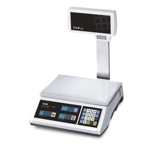 Prisuträknande butiksvåg med stolpe, CAS ER JRP