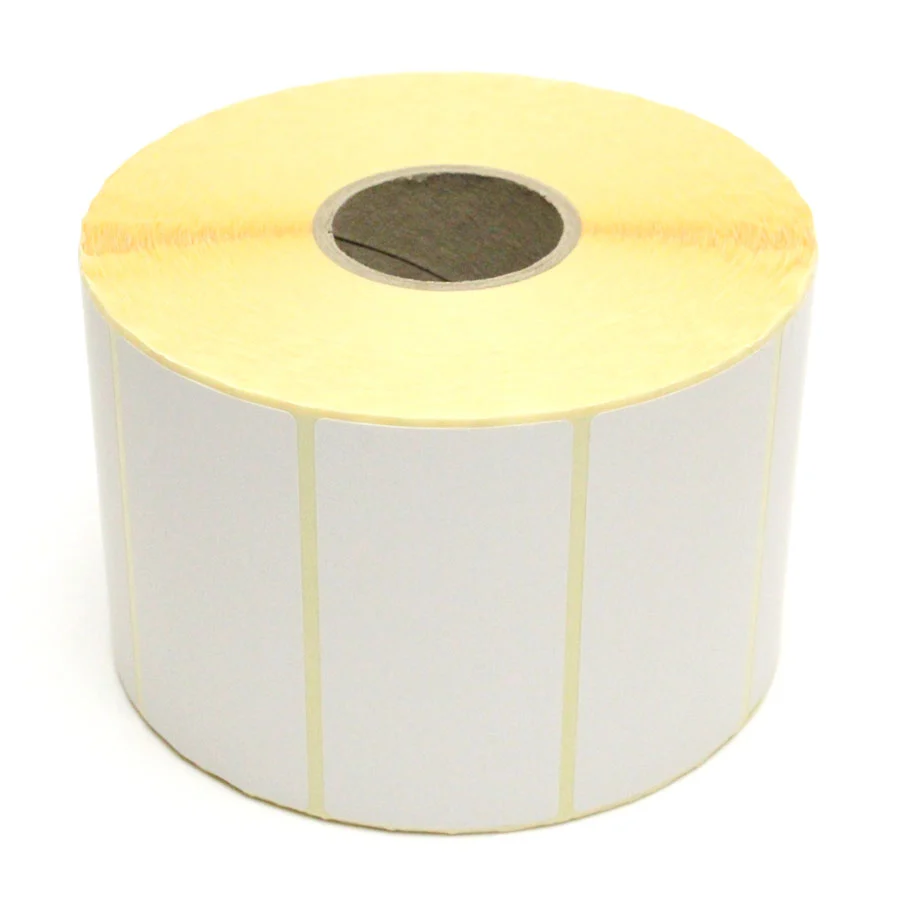 Etiketter, Rulle, DT, 80x40Ø40 mm, 2000 st/rulle