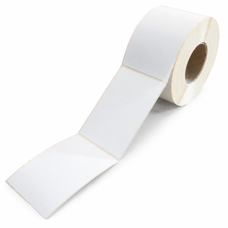 Etiketter, Rulle, DT, Perf, 100x150Ø76 mm, 1020 st/rulle