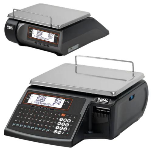 Etikettvåg med kunddisplay – Dibal D-545 F