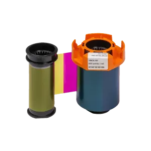 Färgband i helfärg (YMCK) för Evolis Agilia