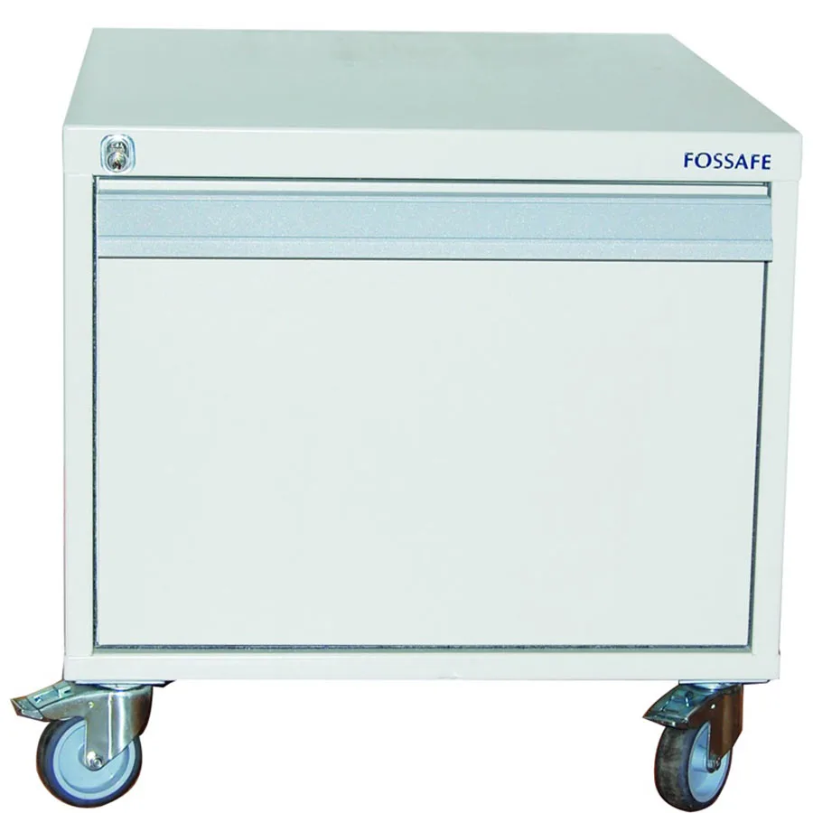 Brandsäker hurts med hjul för hängmappar, 60 minuters brandskydd