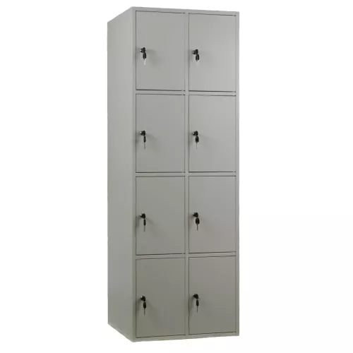 Förvaringsskåp, Klädskåp, Helsvetsat, 8 fack, FSP-24