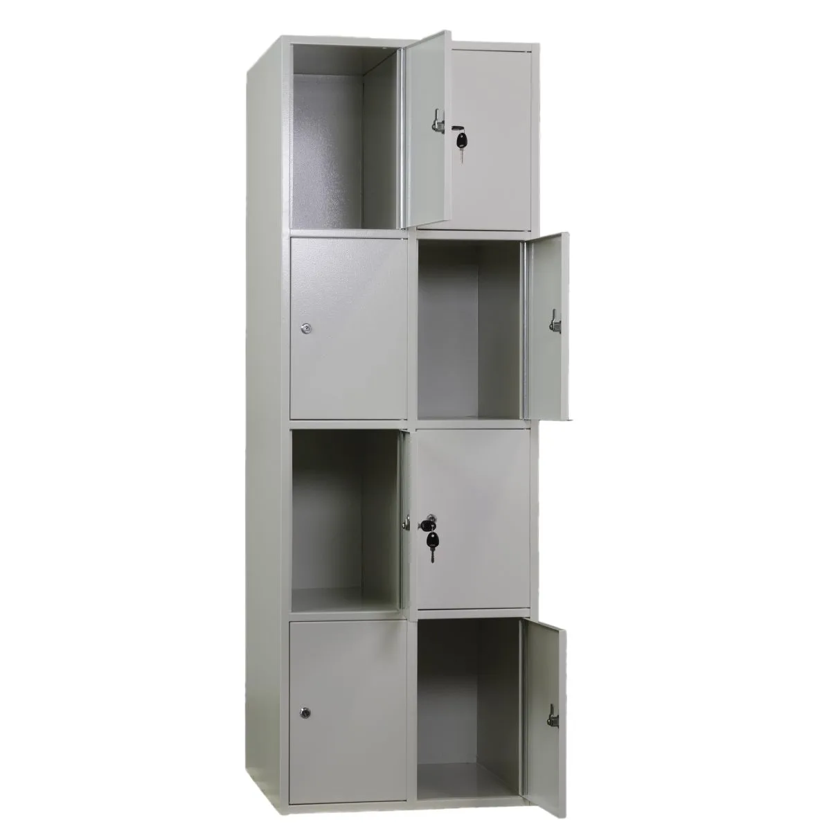 Förvaringsskåp, Klädskåp, Helsvetsat, 8 fack, FSP-24