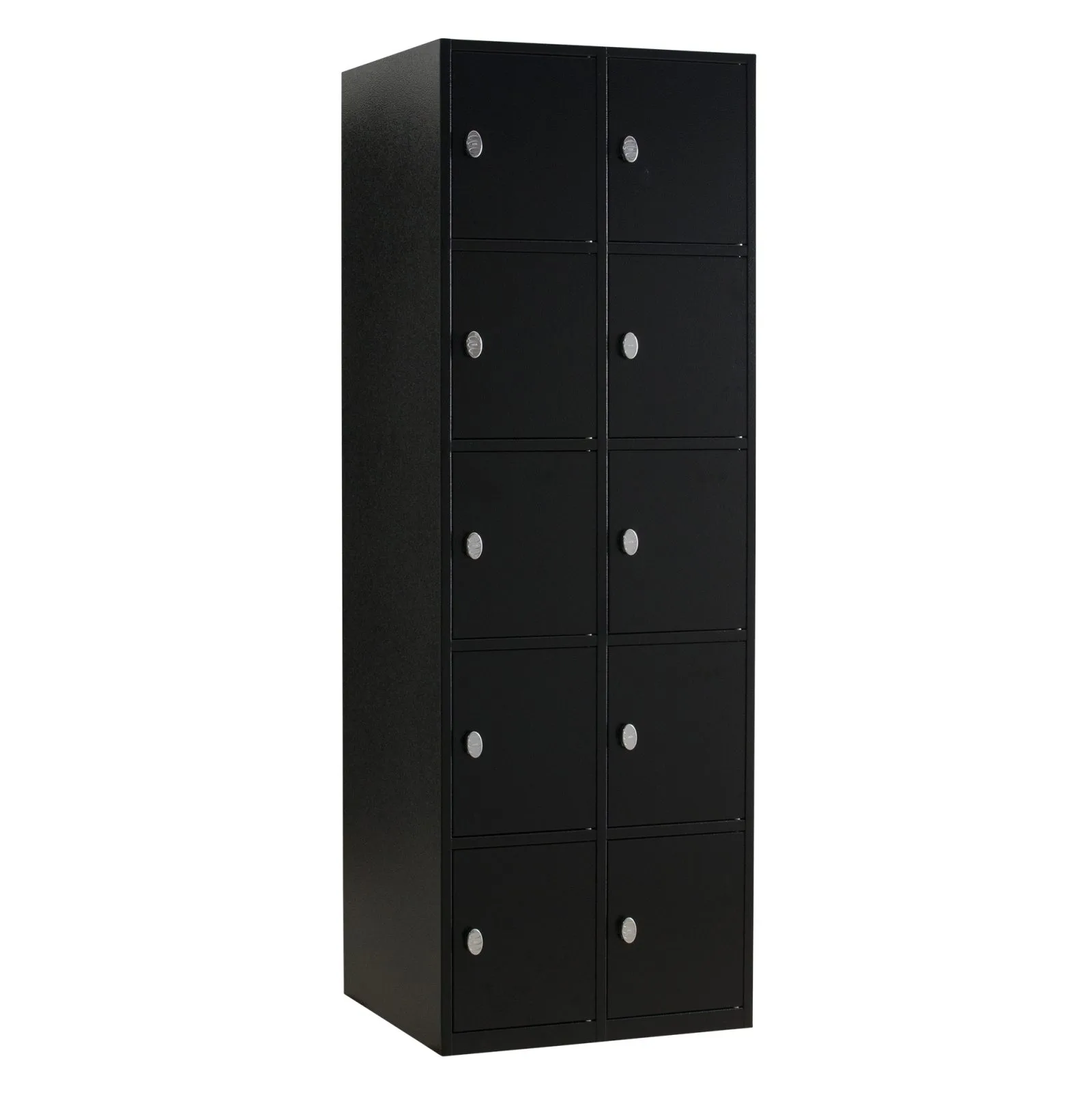 Förvaringsskåp, Klädskåp, Helsvetsat, 10 fack, Hänglåsklykor, FSP-25