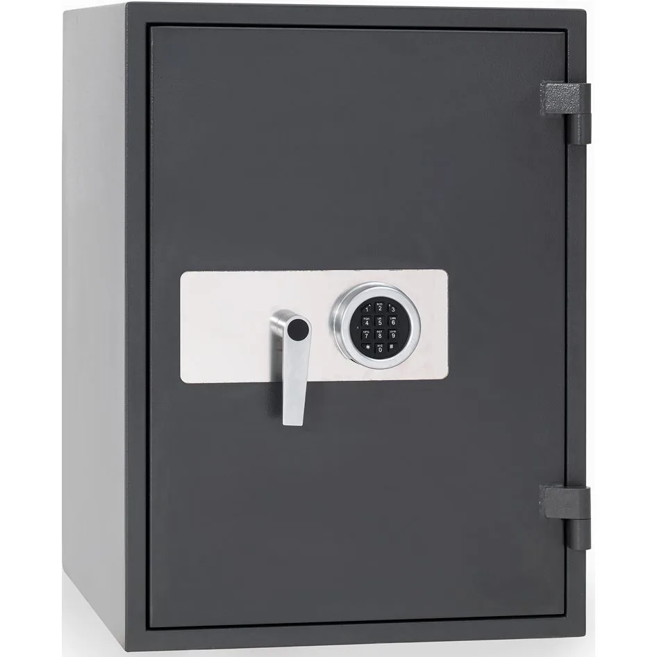 Värdeskåp, Inbrottsklassat, Grade I, Brandsäkert, 60P, Elkodlås, Garant 75E