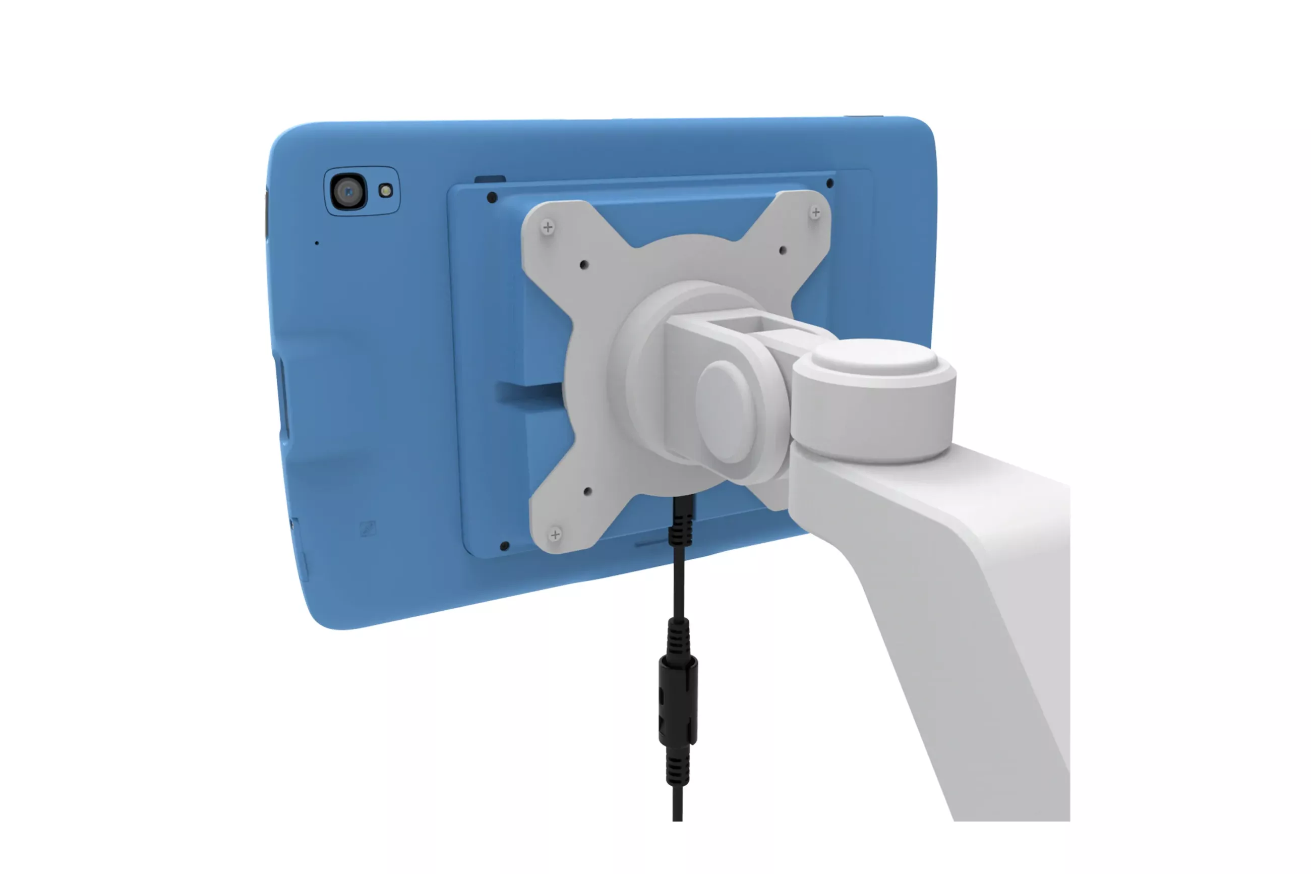 Expanderat batterilock med VESA-adapter, strömanslutning, Zebra 10" ET40-HC & ET45-HC