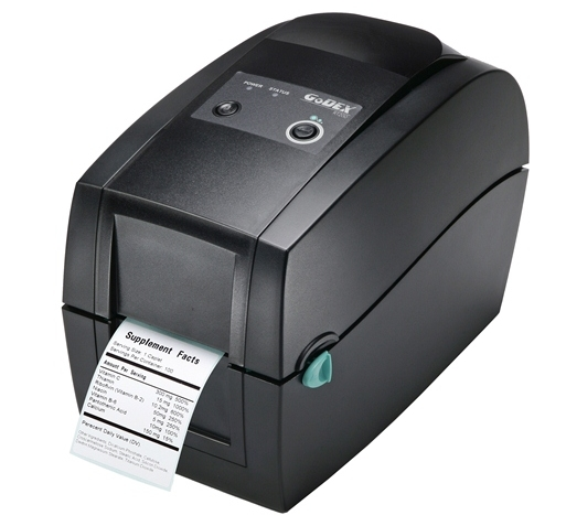 Etikettskrivare, TT, DT, USB, Seriell, LAN, Godex RT200/230