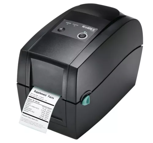 Etikettskrivare, TT, DT, USB, Seriell, LAN, Godex RT200/230